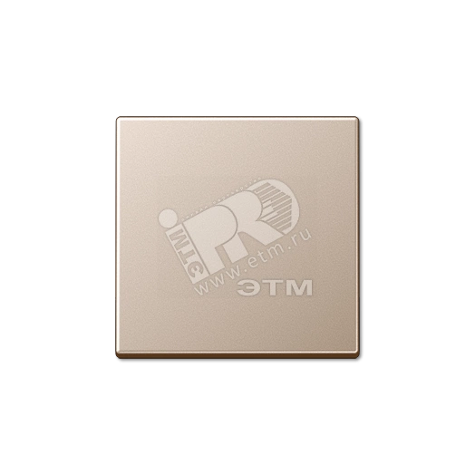 Клавиша 1-я для выключателей и кнопок  без подсветки. Серия A500  Материал- дуропласт  Цвет- шампань