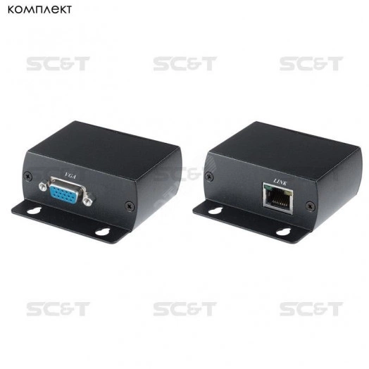Комплект VE01H (передатчик VE01H + риёмник VE01HR) для передачи VGA-сигнала