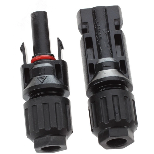 Коннектор MС4 AB 10 mm комплект из 2 коннекторов для кабеля