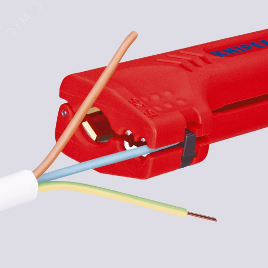 Универсальный инструмент для снятия оболочки  с кабеля домовой и промышленной сети 130 mm KN-1690130SB