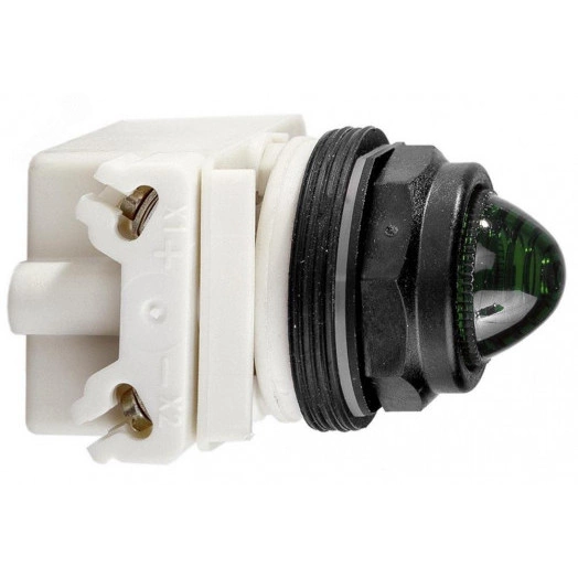 Лампа сигнальная 30мм 230В зеленая