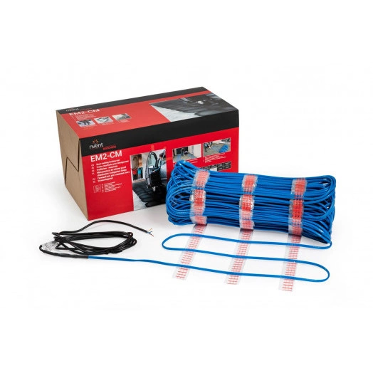 Греющий мат RAYCHEM EM2-CM, размеры 16м x 0,6м, для обогрева площади 9,6м2.
