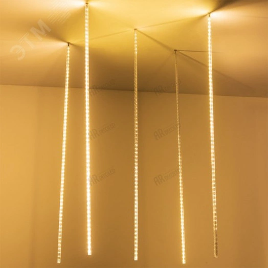 Гирлянда светодиодная декоративная ARD-ICEFALL-CLASSIC-D12-1000-5PCS-CLEAR-120LED-LIVE WARM (230V, 11W) (ARDCL, IP65)