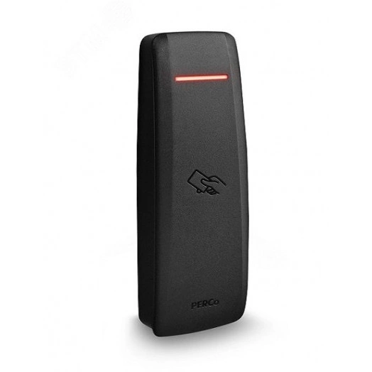 Контроллер замка со встроенным считывателем для карт формата EMM/HID/MIFARE (черный)