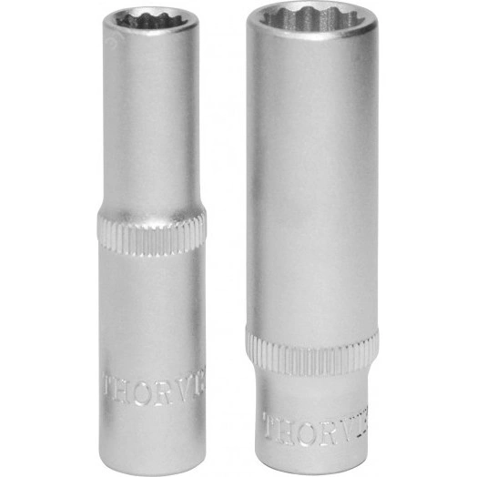 Головка торцевая глубокая 12-гранная 1/4''DR, 13 мм