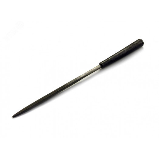 Надфиль трехгранный 140 мм №3 с ручкой