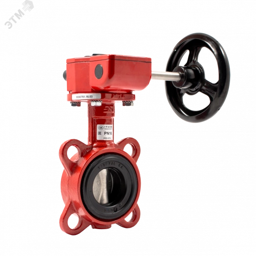 Затвор дисковый поворотный  ЗПНС-FL(W)-3-150-MDV-N DN 150 PN 16 м/ф (с редукт.)