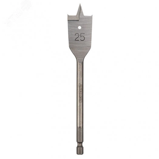Сверло перовое по дереву 25х152 мм (шестигранный хвостовик)