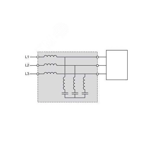 Фильтр пассивный 6А 400В 50Гц