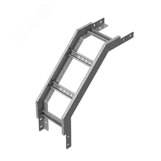 Угол внешний для лестничного лотка НЛО 600х100, толщ. 1,5 мм, Сендзимир цинк