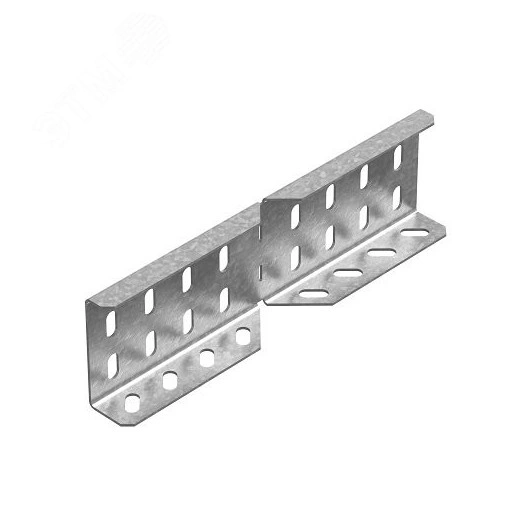 Соединитель боковой угловой к лоткам ПЛК высотой 85 мм, толщ. 1,5 мм, Сендзимир цинк