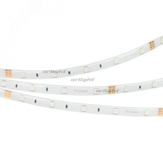 Лента LED RTW 2-5000SE 24V RGB (5060, 150 LED, LUX) (ARL, 7.2 Вт/м, IP65)