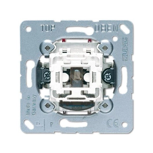 Выключатель контрольный 1-клавишный с подсветкой (лампа в комплекте) (1-полюсный). Механизм. 20A 250V