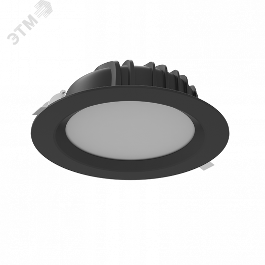 Светильник светодиодный ДВО-40Вт 2700...5700К DL-01 Черный DALI Tunable White