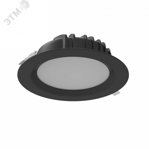 Светильник светодиодный ДВО-40Вт 2700...5700К DL-01 Черный DALI Tunable White