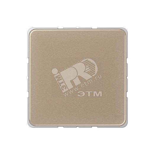 Крышка без отверстий с несущим каркасом для произвольных вырезов  золотая бронза