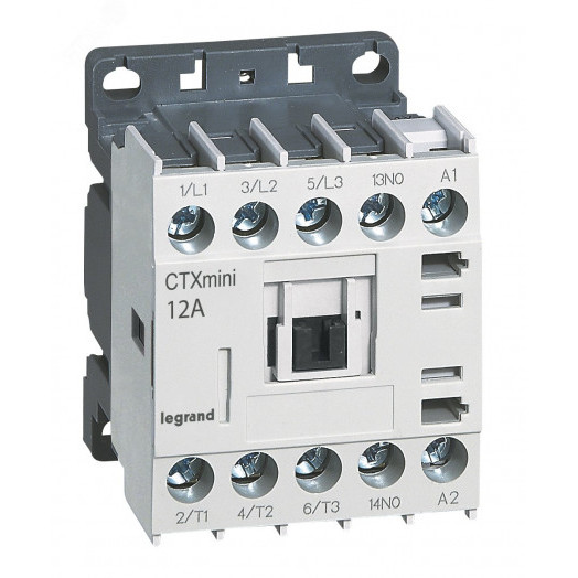 Контактор CTX3 мини 3P 12A 1нз ~230В