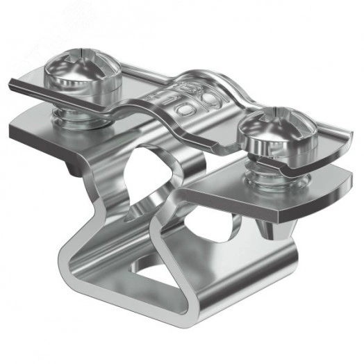 Крепежная скоба дистанционная 8-10 мм (с продольным отверстием) из алюминия