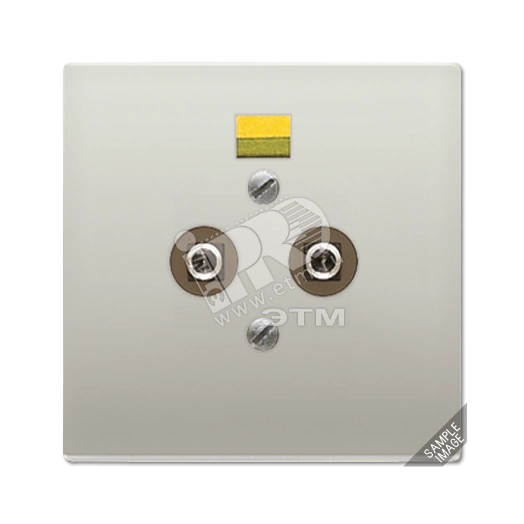 Розетка штепсельная для выравнивания потенциалов алюминий