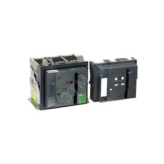 Выключатель автоматический трехполюсный EasyPact MVS 1600A 50кА электронный расцепитель ET2I выдвижной электрический привод