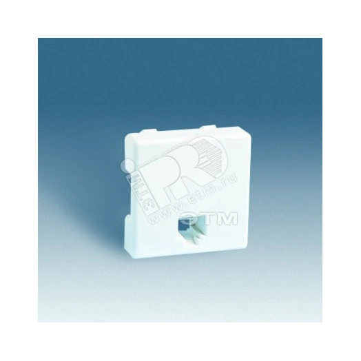 Розетка телефонная RJ-12, S27, белый