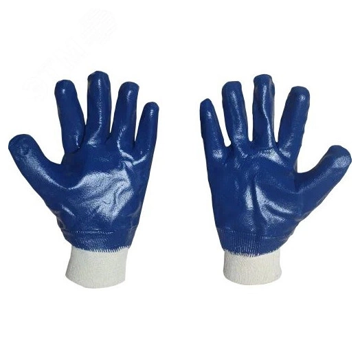 Перчатки МБС с полным нитриловым обливом манжет трикотажный SCAFFA NBR1530 размер 11