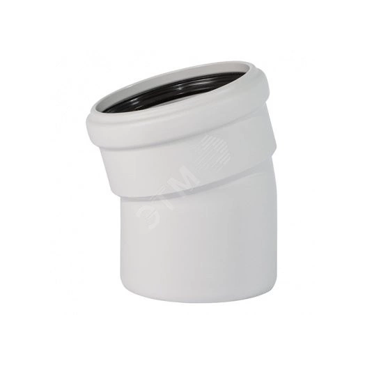 Отвод 15 град. 90 для бесшумной канализации