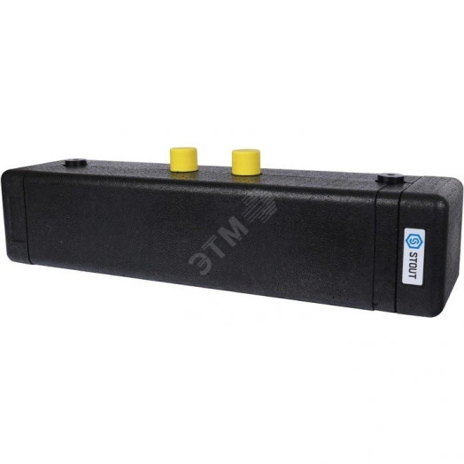 Коллектор распределительный стальной 3 отопительных контуратеплоизоляция DN20