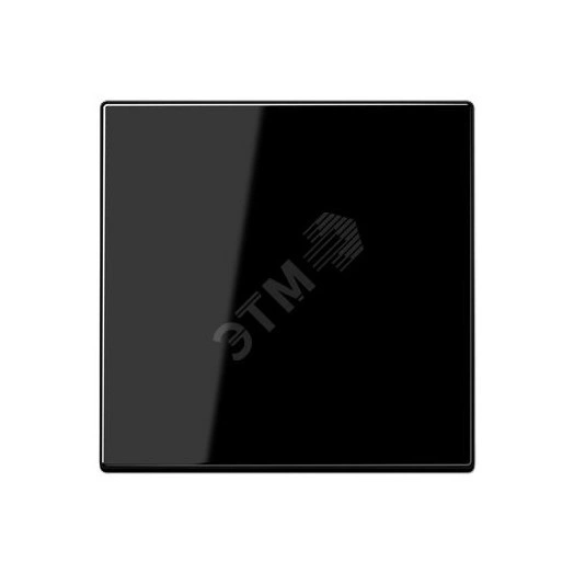 Клавиша 1-я для выключателей и кнопок  без подсветки. Серия LS990  Материал- дуропласт  Цвет- черный