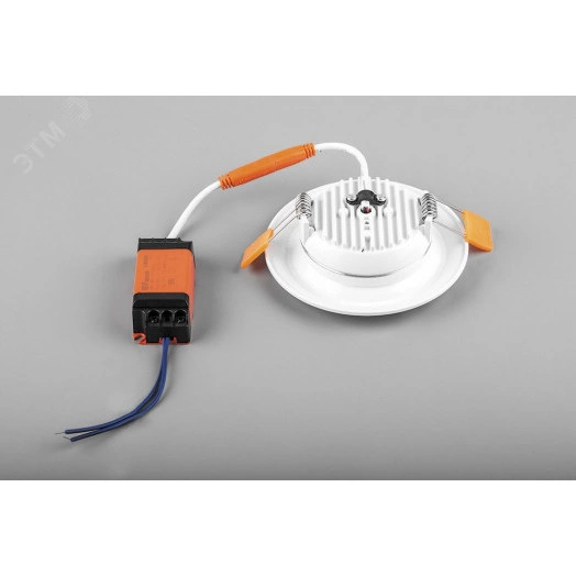 Светильник светодиодный ДВО-7w 4000K 560Лм белый