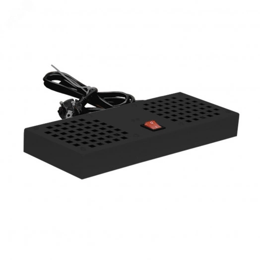 Модуль вентиляторный NTSS потолочный, 2 элемента, без термостата, для настенных шкафов W, WS, LIME, черный 9005