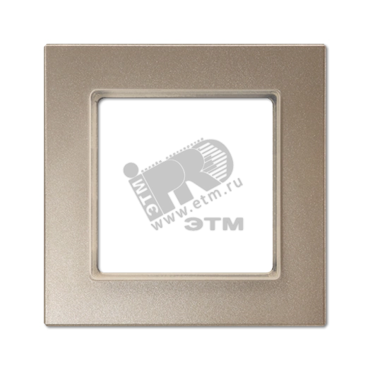 Рамка 1-я для горизонтальной/вертикальной установки  Серия- ACreation  Материал- дуропласт  Цвет- шампань
