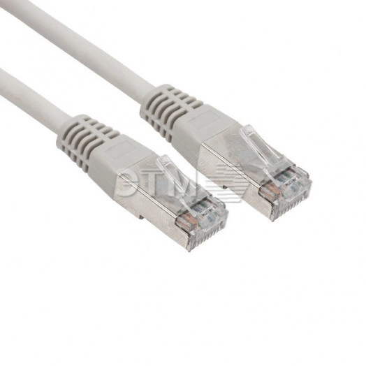 Патч-корд FTP категория 6 LSZH, длина 5 метров, экранированный, серый