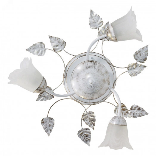 Светильник НПБ-01-3х60-111 Глория 131 белый/золотоИУ