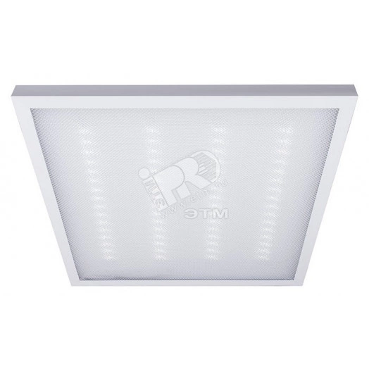 Светильник светодиодный ДВО-36w 595х595х19 6500K 3000Лм призма IP40