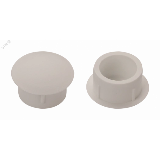 Заглушка на отверстие D5 белая (40 шт.)