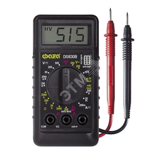 Мультиметр ФАZА цифровой DG830B