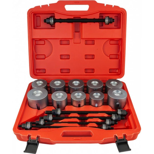 Инструмент универсальный для замены сайлентблоков в наборе, 44-90 мм, 27 предметов