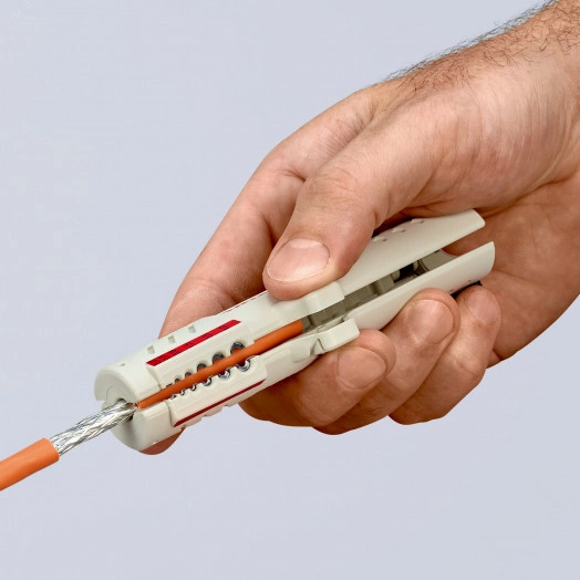 Стриппер для дата-кабелей CAT5 CAT6 CAT7 витая пара UTP/STP 45-10мм 02-4мм L=125мм