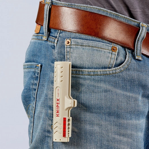 Стриппер для дата-кабелей CAT5 CAT6 CAT7 витая пара UTP/STP 45-10мм 02-4мм L=125мм