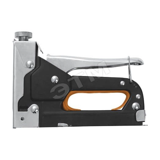 Степлер для широких скоб 3-в-1, ''тип 140'' 4-14 мм, ''тип 28'', ''тип 300'', с регулир. удара, метал. корпус