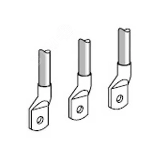 Наконечник кабельный 185мм.кв (3шт) и разделитель (2шт) для NSX100/250