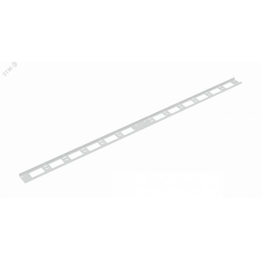 Органайзер кабельный вертикальный, 42U, для шкафов серий TFI-R, Ш75хВ1798хГ20мм, металлический, с крепежом, цвет серый