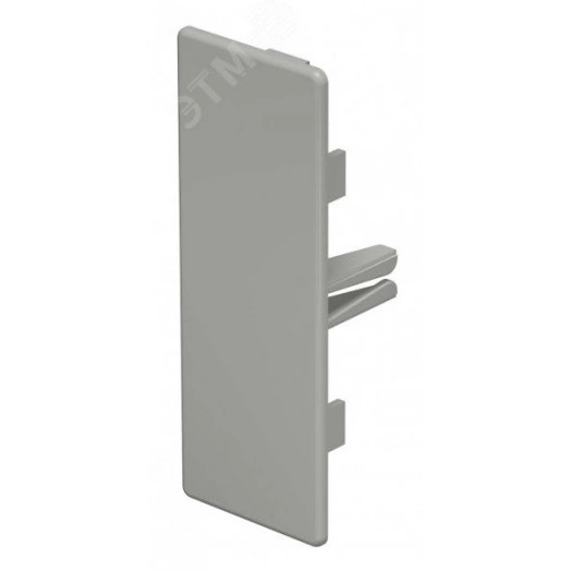 Заглушка кабельного канала торцевая WDK 40x110 мм (ПВХ, серый)