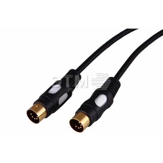 Шнур DIN 5 Pin - DIN 5 Pin, длина 1,5 метра (GOLD)