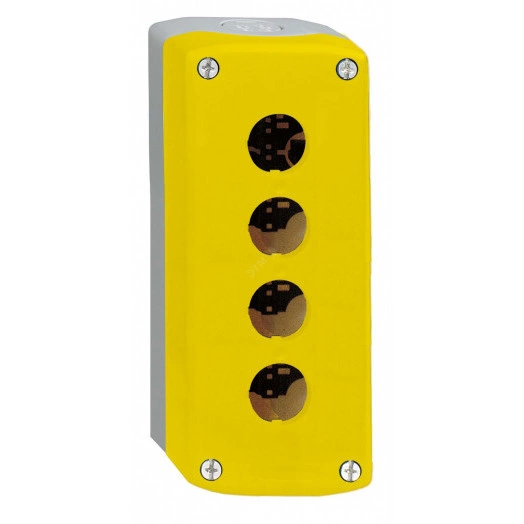 Пост кнопочный желтый 4 кнопки