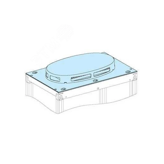 ВЕНТИЛ.ВЕРХ.ПАН,IP30,Ш=650ММ,Г=600ММ
