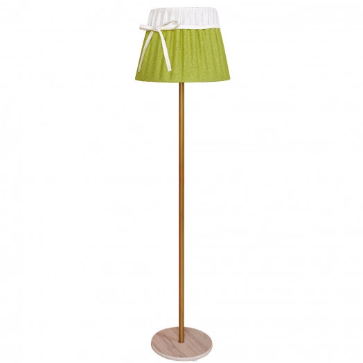 Светильник НТБ-11-60-105 латунь с аб. Черри       зелёно-белый