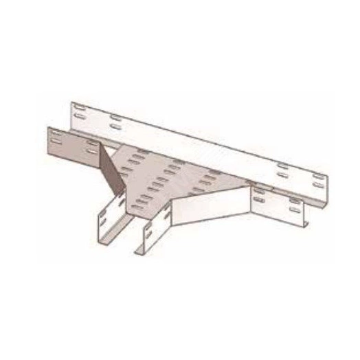 Лоток тройниковый перфорированный ОТ 200х65 УТ1,5, оцинкованный лист, S1,0