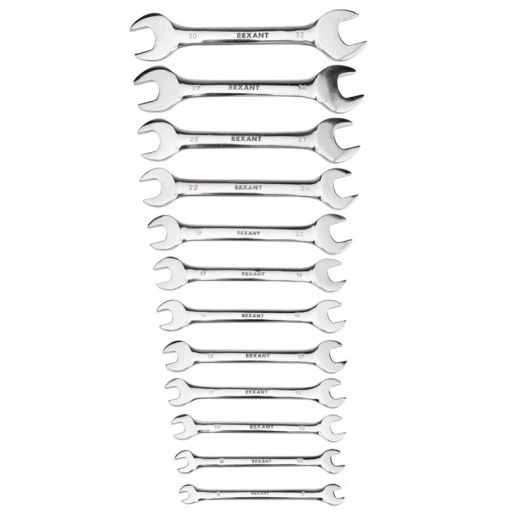Набор рожковых ключей 6-32 мм 12 предметов